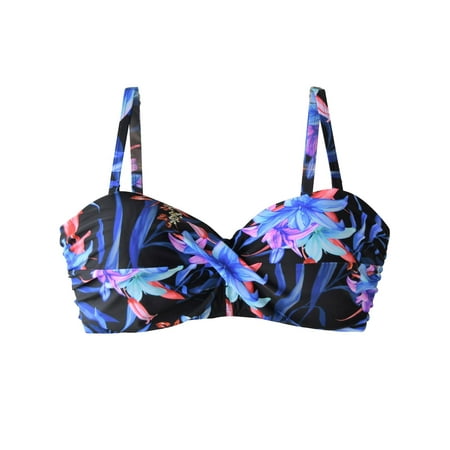 Heat Women’s Bandeau Bikini Swimsuit Top 42-48 E-F Cup