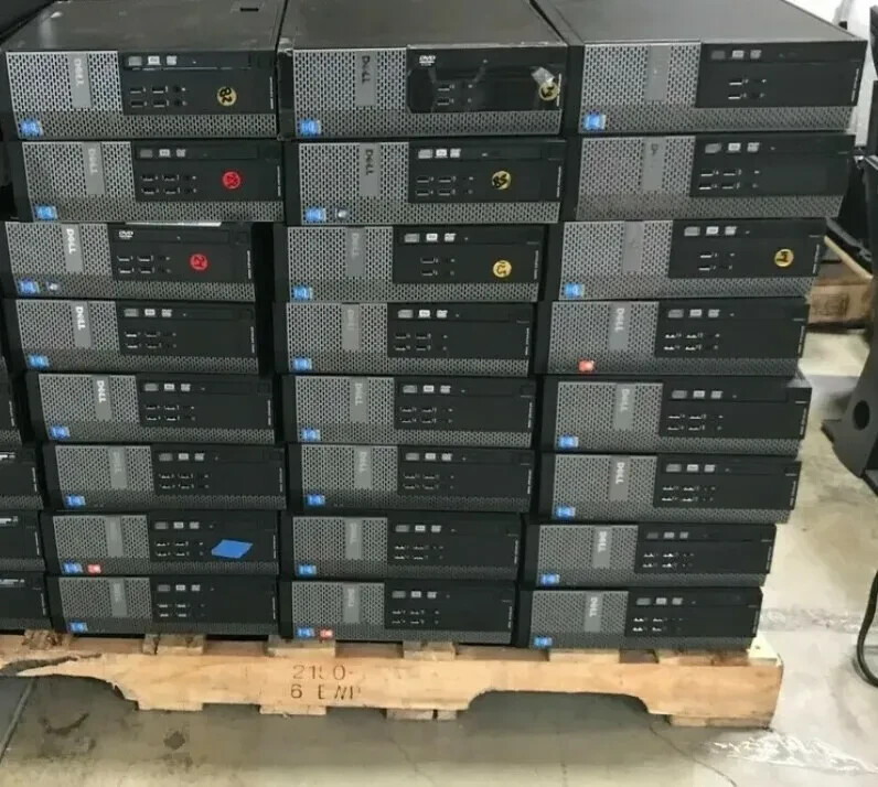 LOT OF 100 Dell Optiplex 3020  SFF  i3 4th Gen 4GB RAM 500GB HD NO OS.W/GRAPHICS