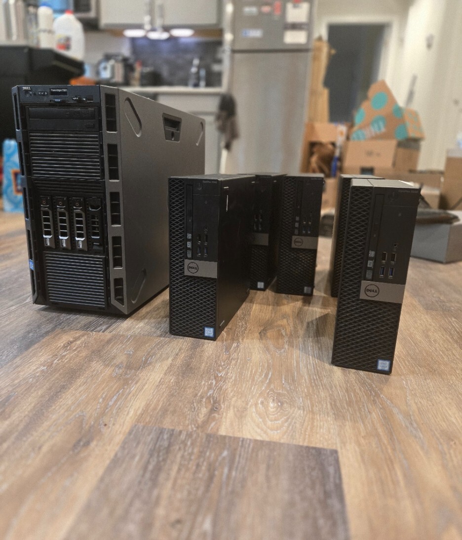 Dell OptiPlex 3040 SFF & PowerEdge T320 Server Bundle – Great for Home Lab!