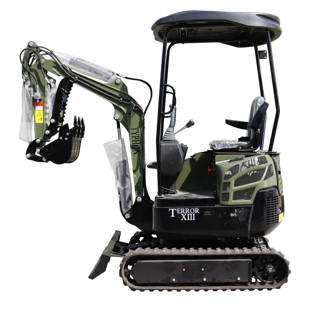 TERROR XIII PRO Mini Excavator 1.3 Ton Crawler Digger 22HP Honda Gasoline Engine
