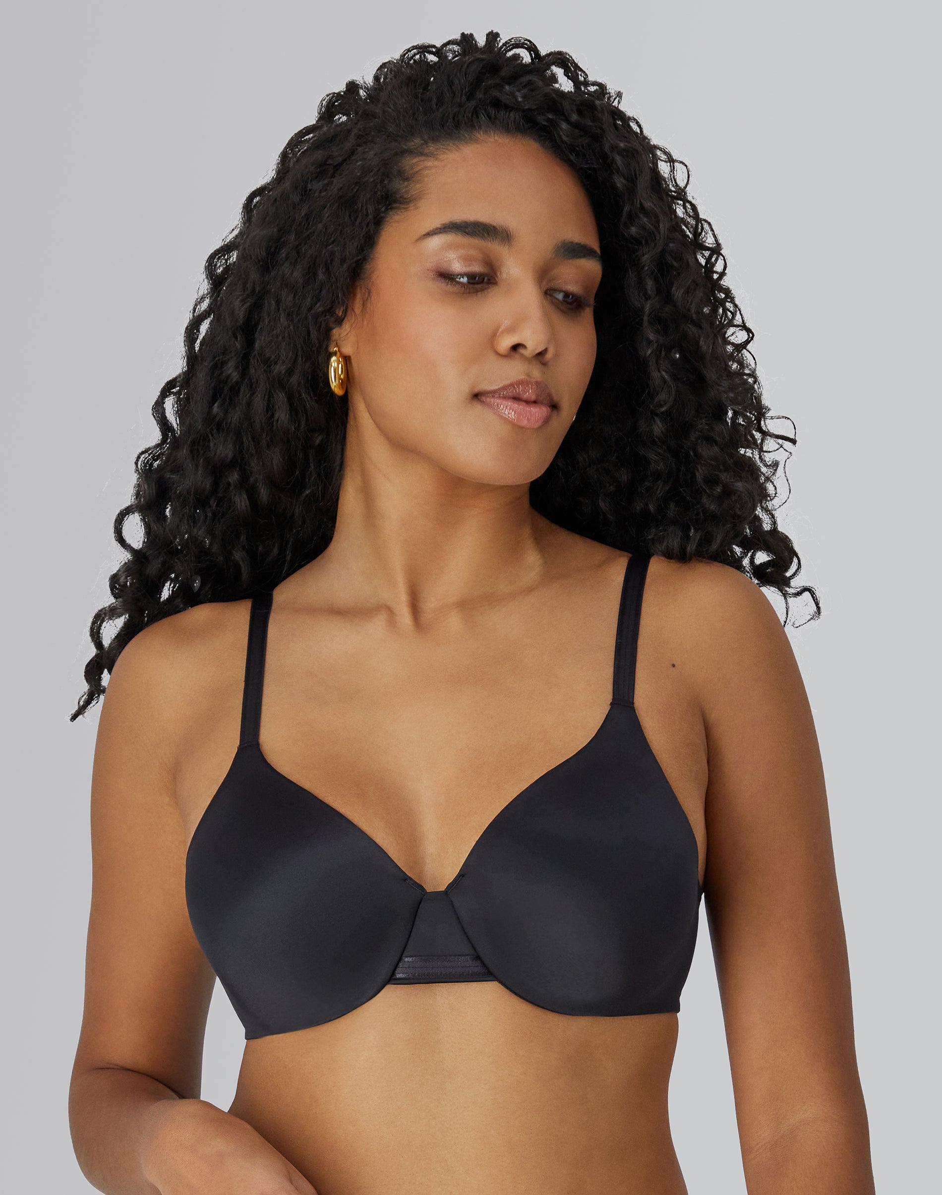Bali One Smooth U Smoothing & Concealing Underwire Bra Black 42C Women’s