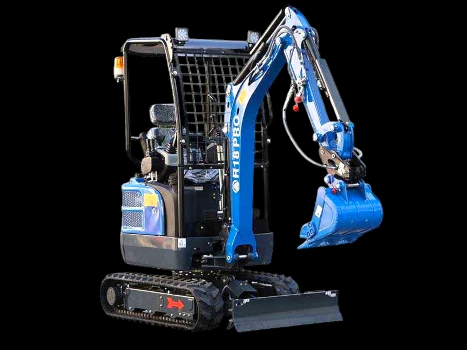 Rippa R18 Mini Excavator W/ Open Cab! 1.8 Ton! Kubota Diesel Engine!