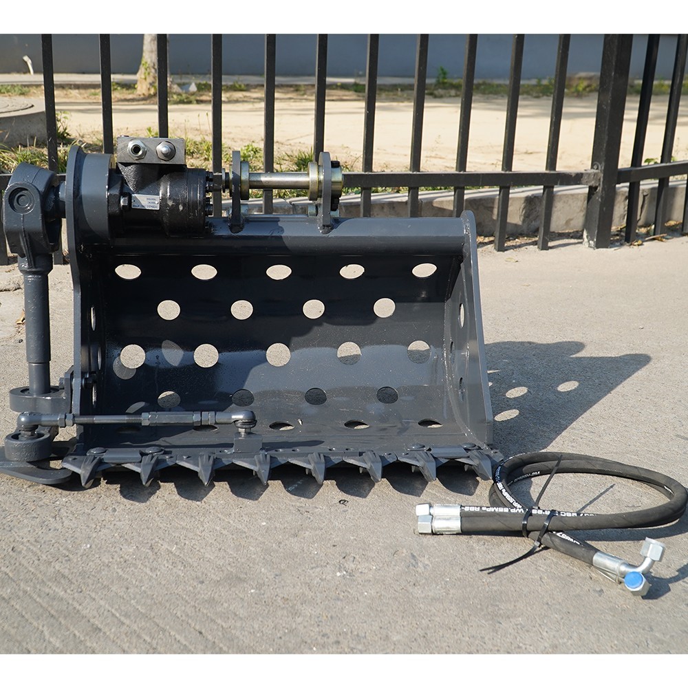Excavator Hydraulic Hedge Mowing Bucket Attachment for Diggers Free Shipping USA