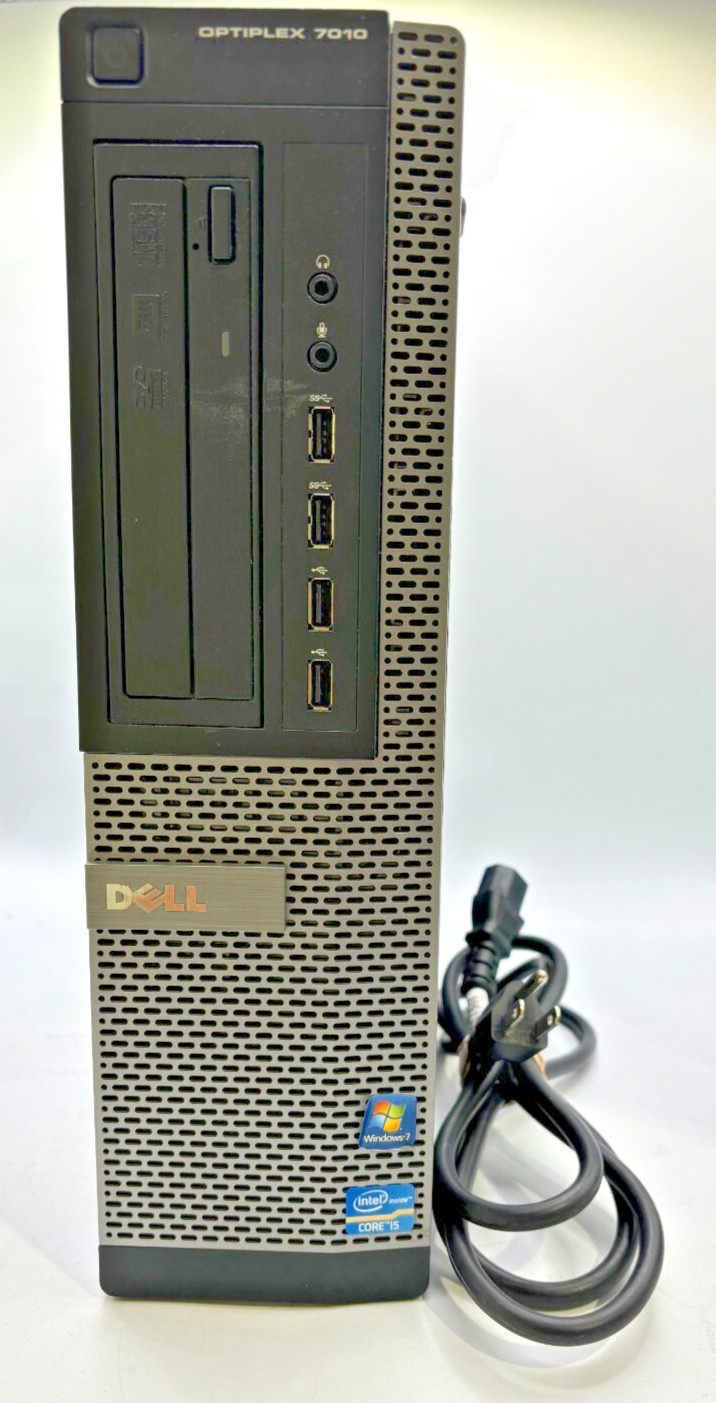 Dell OptiPlex 7010 SFF Desktop i5-3470 8GB 120GB SSD DVDROM Win 10 Pro(#37)