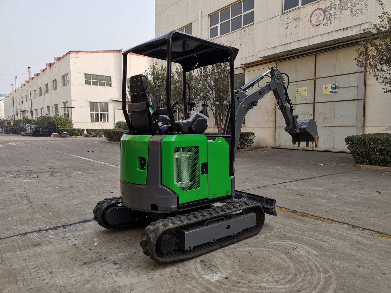 Mini Backhoe Excavator Loader – Diesel, High Efficiency, 4×4 Ready
