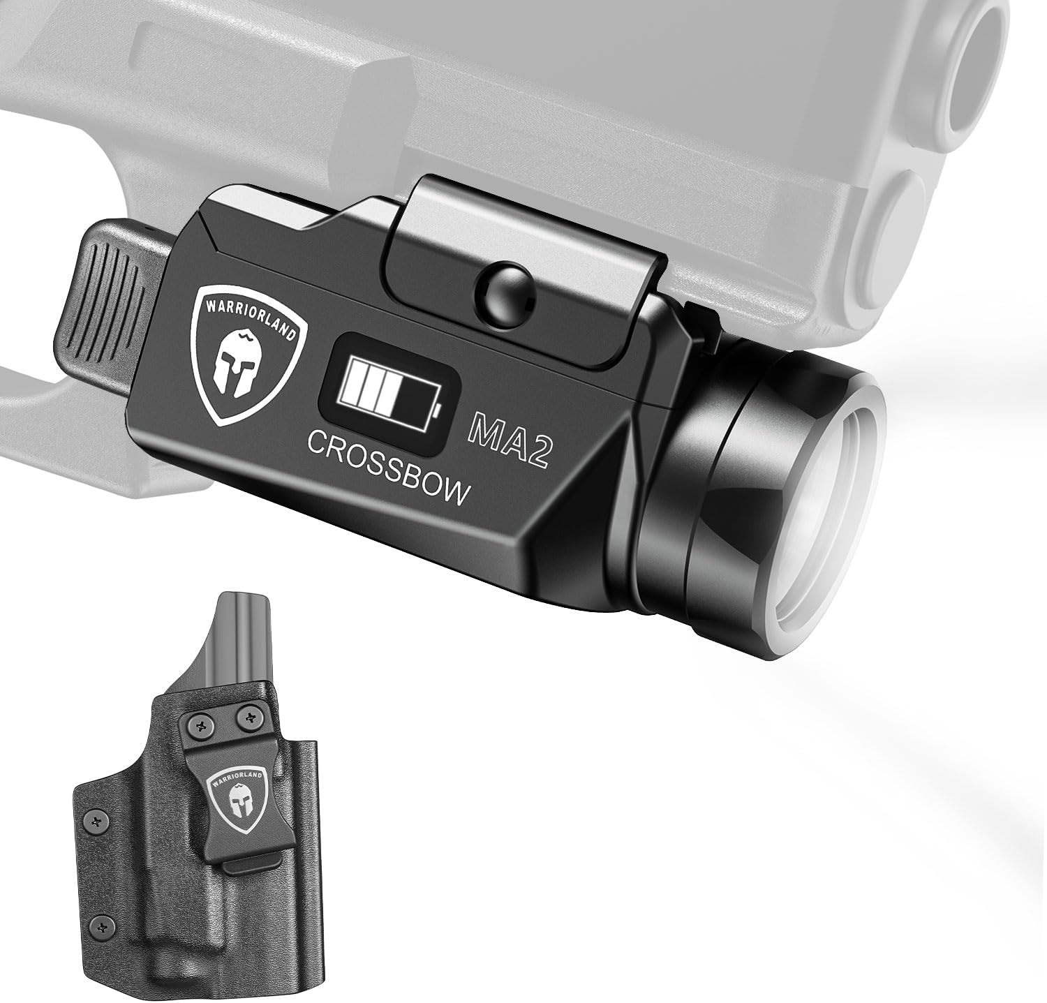 800-lumen LED MA2 Pistol Light with Holster Fit for Springfield Hellcat Pro
