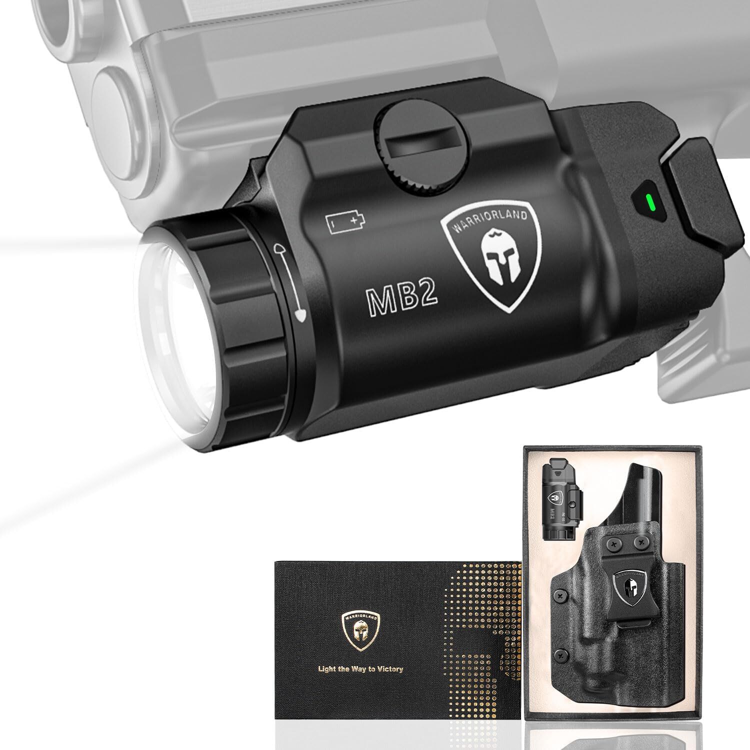 500 Lumen Tactical Light with S&W SD9 VE / SD40 VE IWB Holster, Right Hand