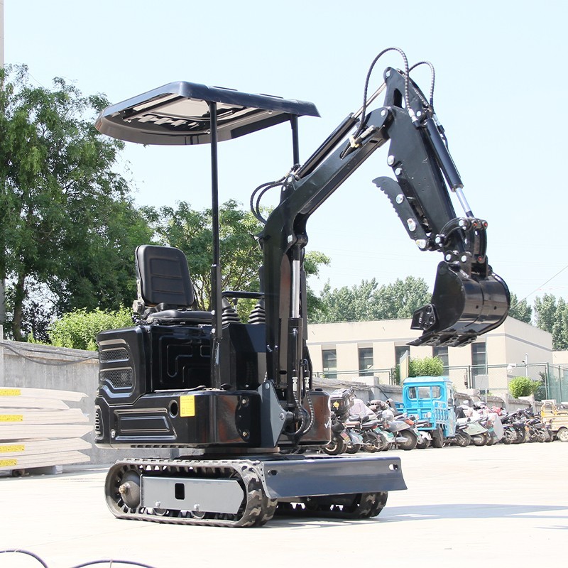 Mini Excavator Free Shipping 2000lb Farm 13.5HP Hydraulic Crawler Track+Auger