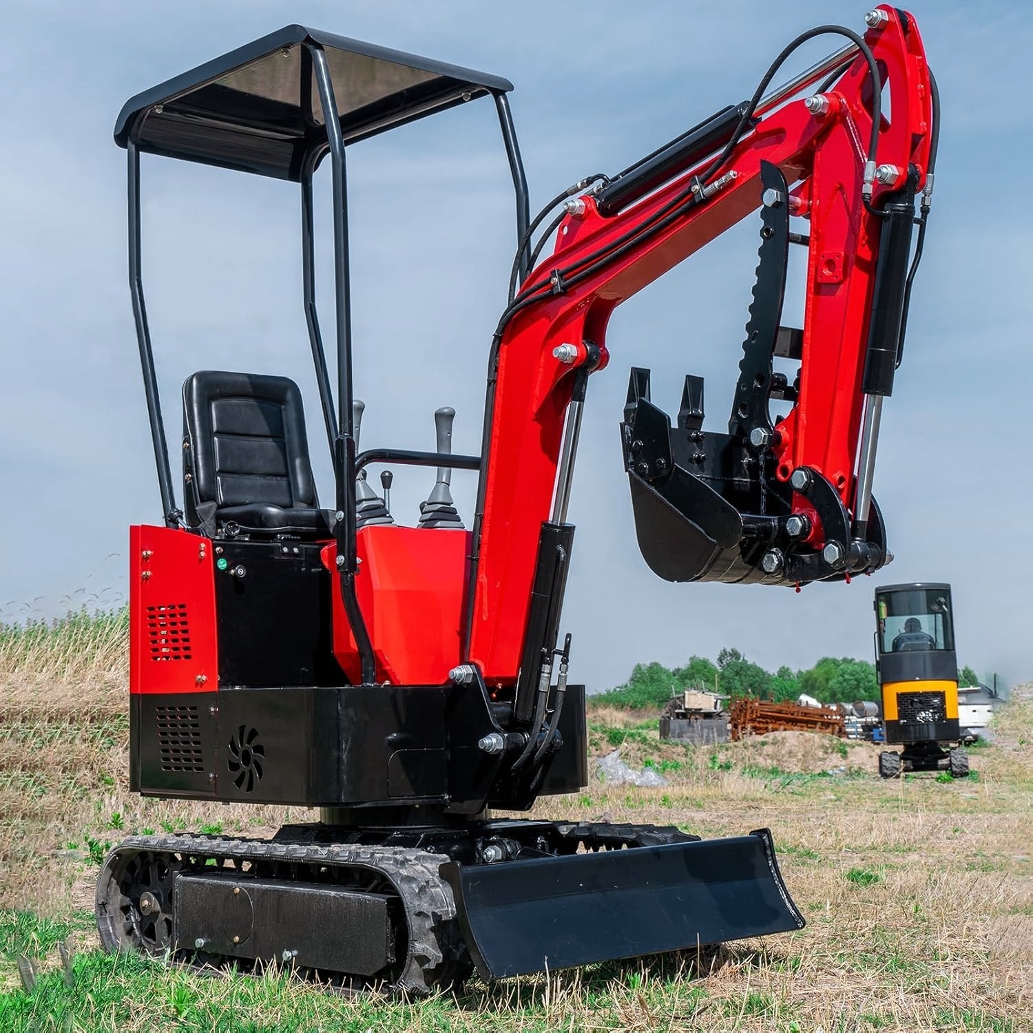 1 Ton Mini Excavator For Sale 13.5HP Mini Digger with B&S EPA Engine