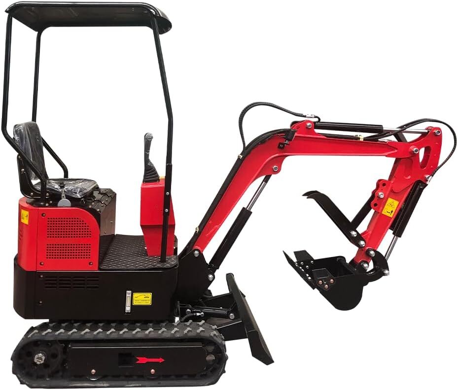 3000lbs Electric Mini Order Picker Self Propelled Crawler Excavator Load Tray