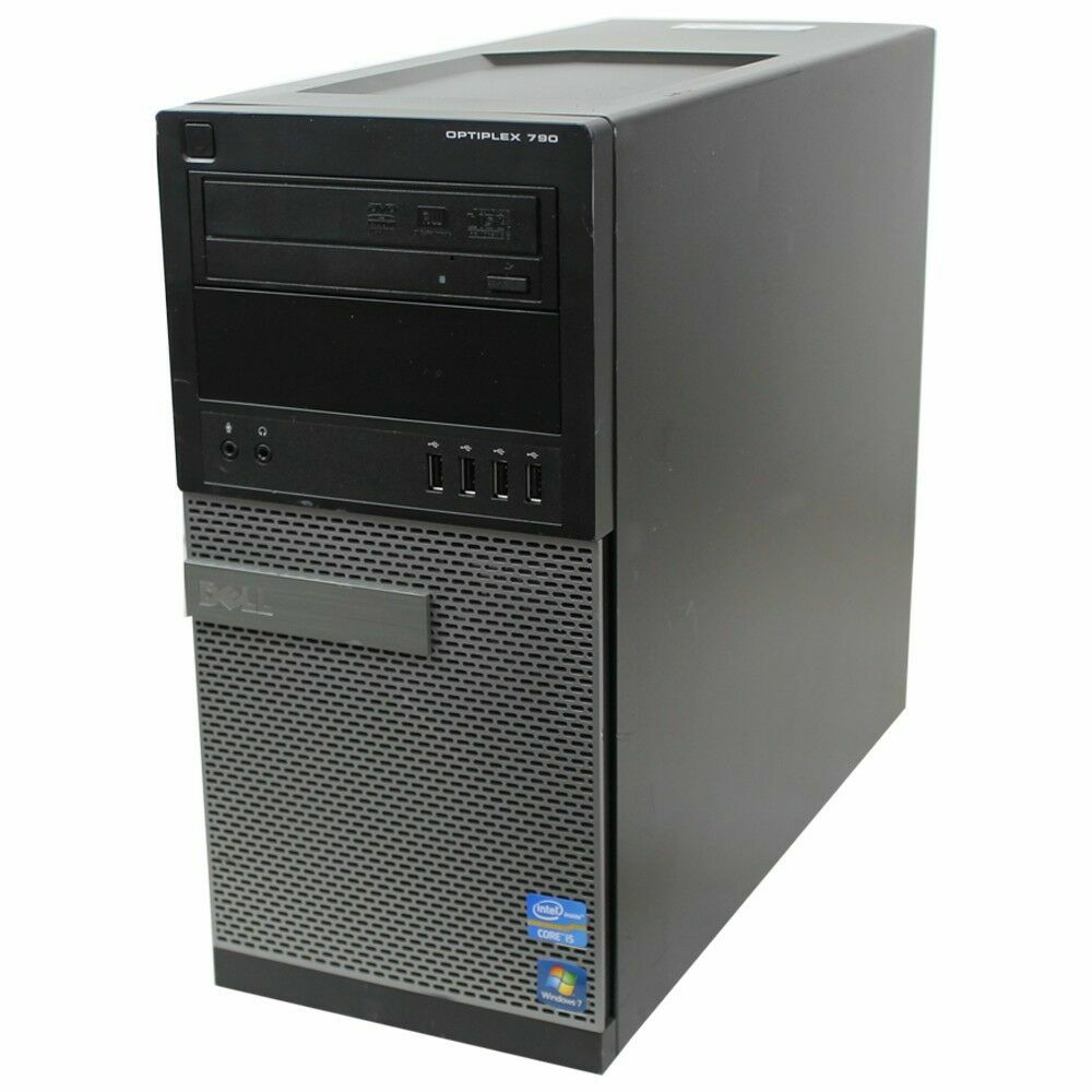 Dell Optiplex 790 Tower – 3.3ghz i3-2120 4GB 500GB HDD Win 10 pro 64bit