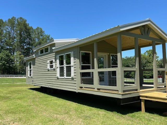 TINY HOME CABINS – CUSTOM BLT. FOR YOUR PREPPED PROPERTY- ELEGANT RUSTIC CABINS