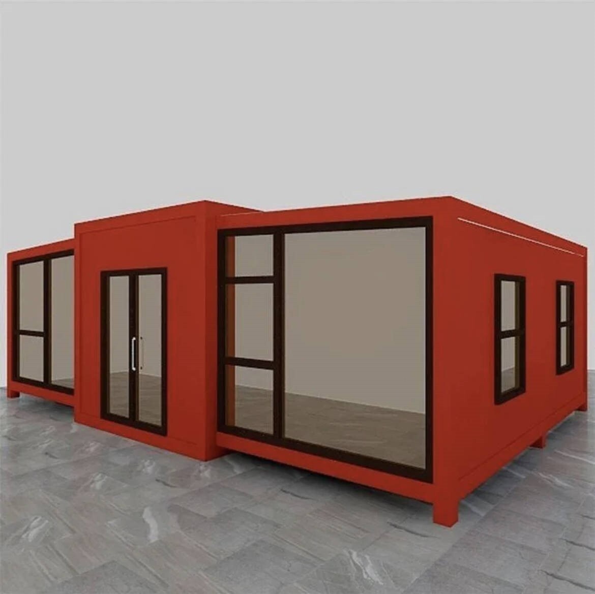 2 Bedroom 1 Bathroom, 19X20 Expandable Folding Mobile Tiny Home prefabricated