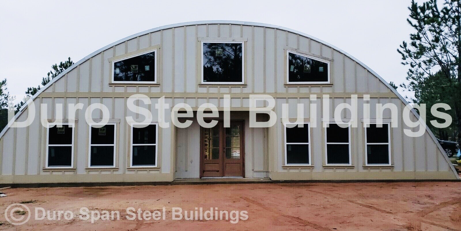 NEW DuroSPAN Steel 51x30x17 Metal Quonset Home Style Building Kits Open DIY Ends