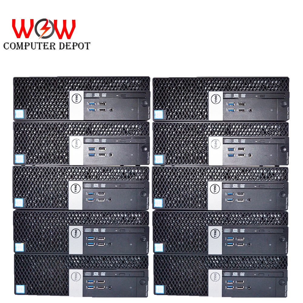 Lot of 10 Dell OptiPlex 7040 SFF i5 6500 16GB DDR4 256GB M2 SSD Windows 11 PRO