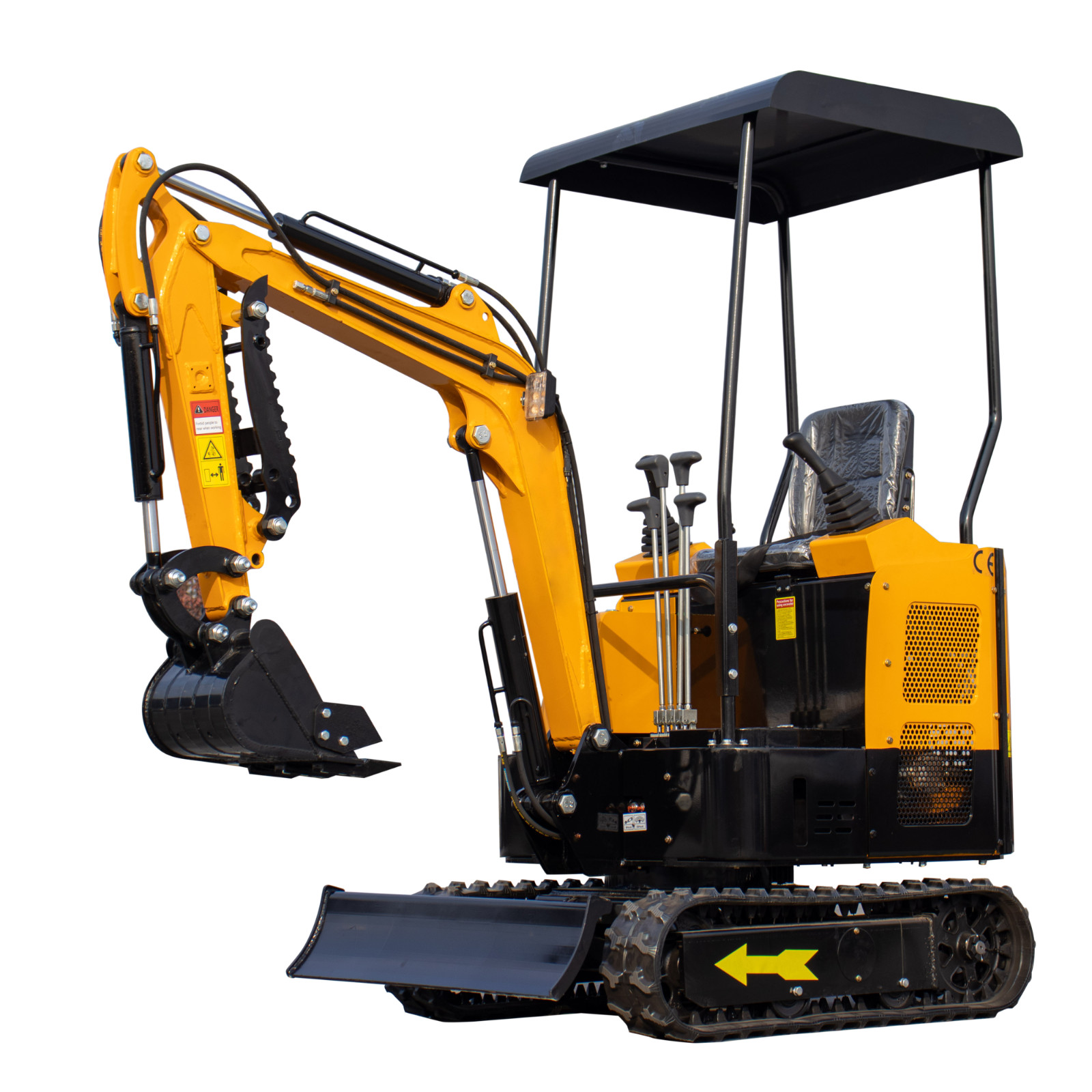 3300lbs Mini Excavator Crawler Digger with 13.5HP B&S Gas Engine Free Thumbs
