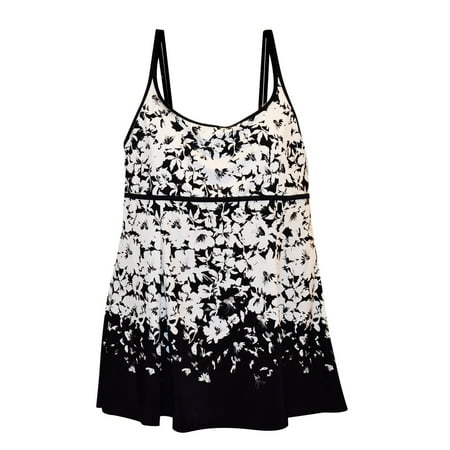 Heat Women’s Plus Size Scoop Neck Swimdress Swimsuit