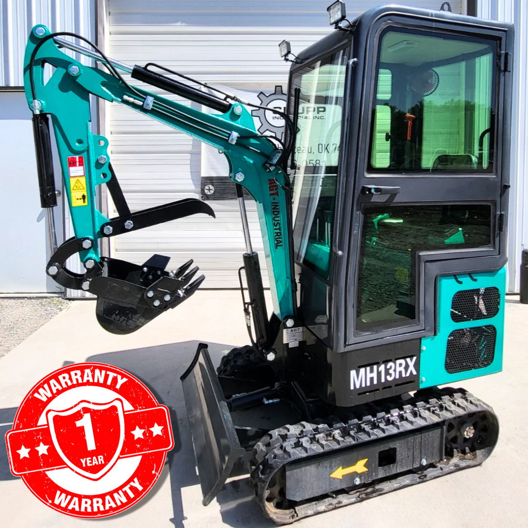 NEW  1 ton MH13RX  13HP Mini Excavator With a Cab Crawler