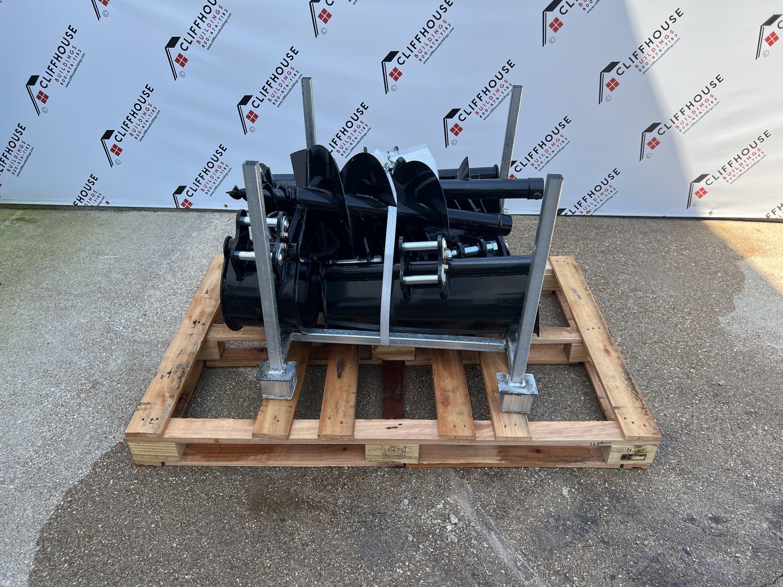 Mini Excavator 8 Piece Attachment Set