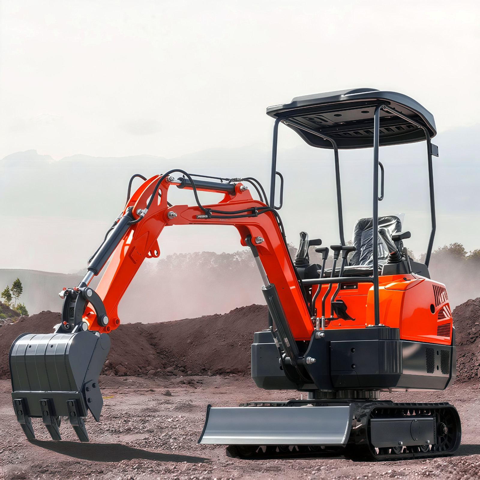 NJ Pick UP Briggs&Stratton Engine 1.6Ton Mini Excavator For Sale Mini Digger