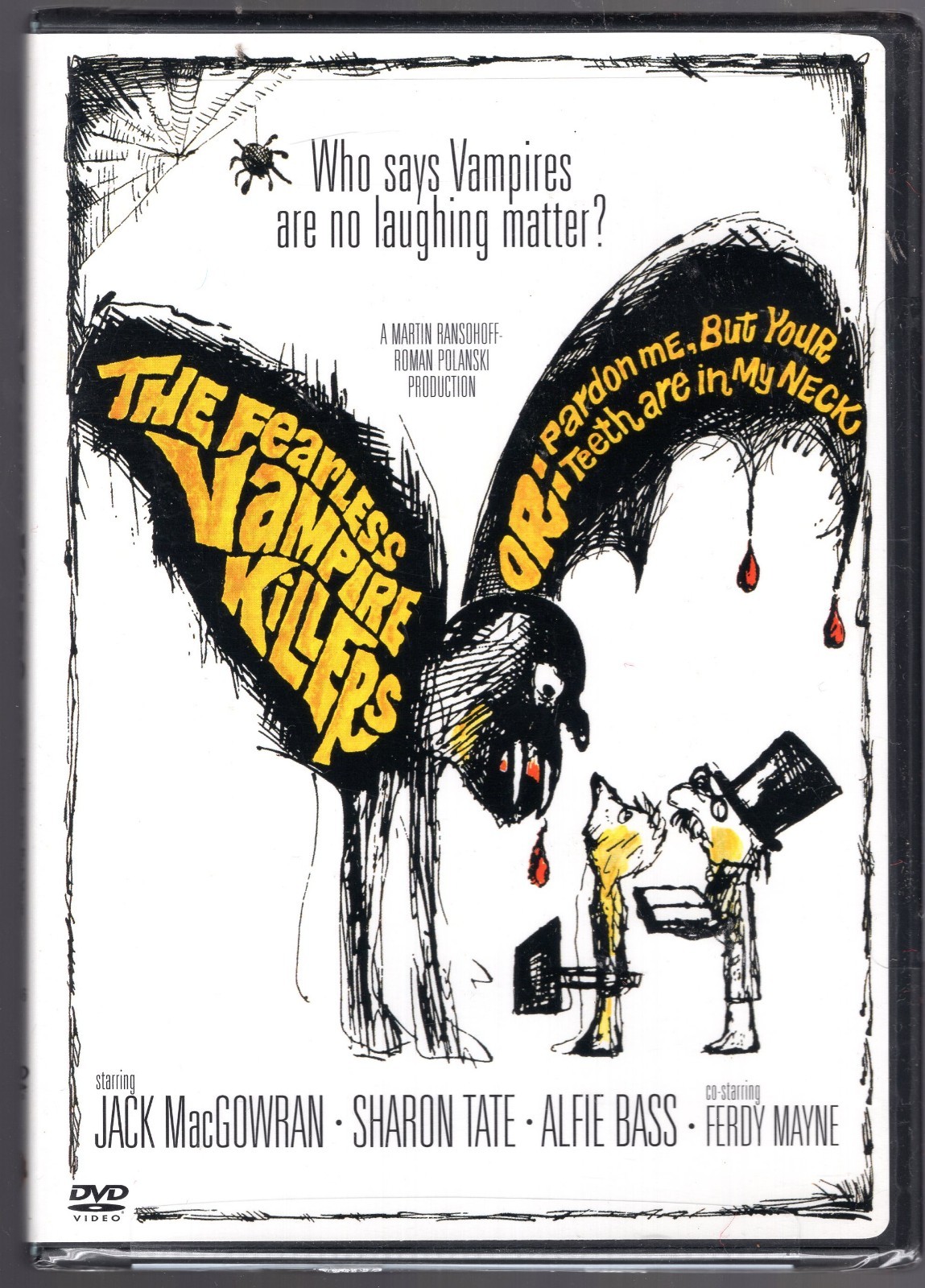 Fearless Vampire Killers or  Pardon Me But your  Teeth are in neck ;SEALED  DVD;