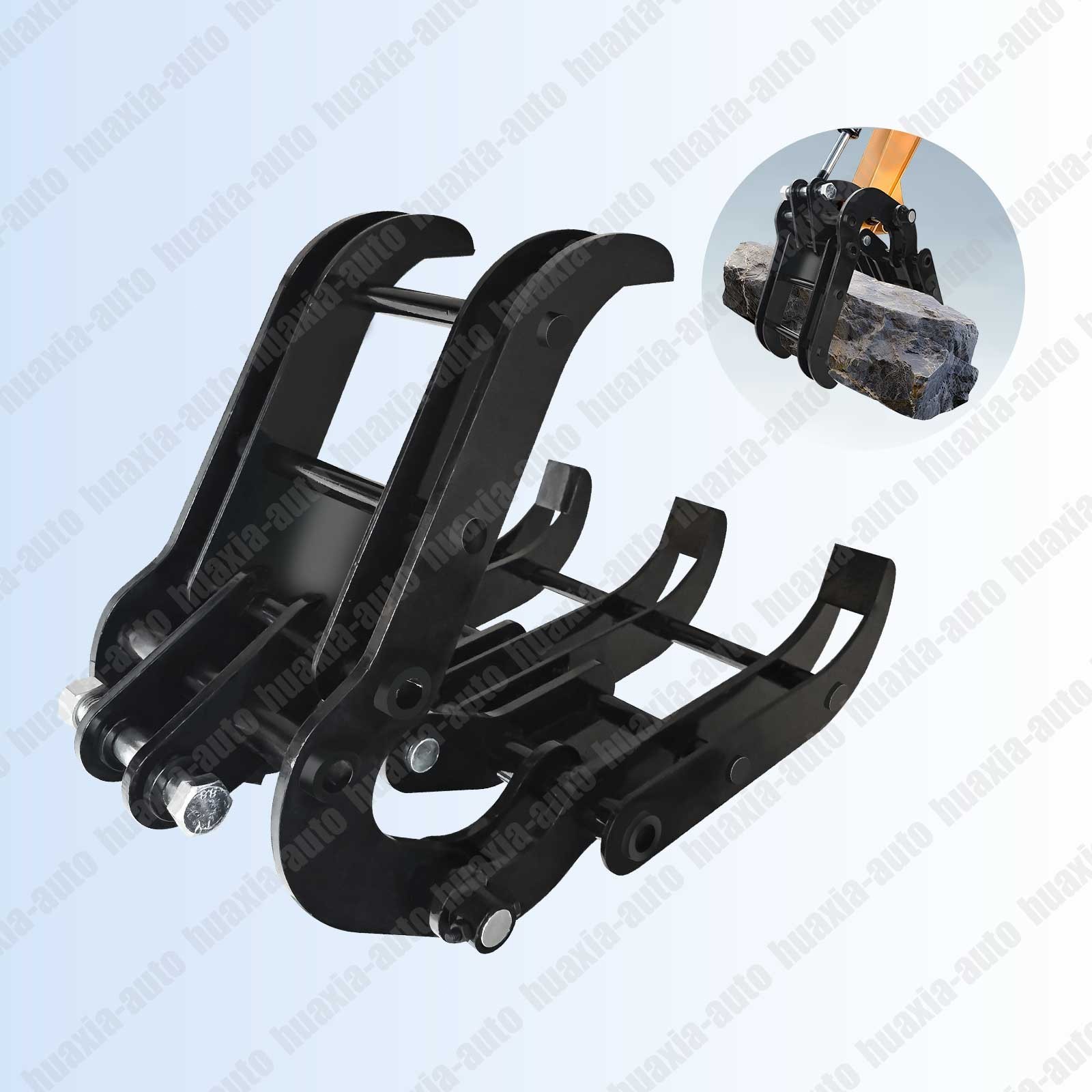 Mini Excavator Attachment Grapple Wide Opening Grabber for Small Diggers