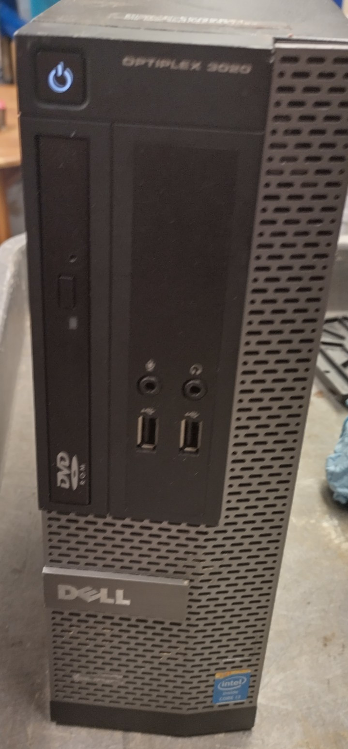 Dell Model Optiplex 3020 Desktop PC Windows 8.0 Pro Used runs well