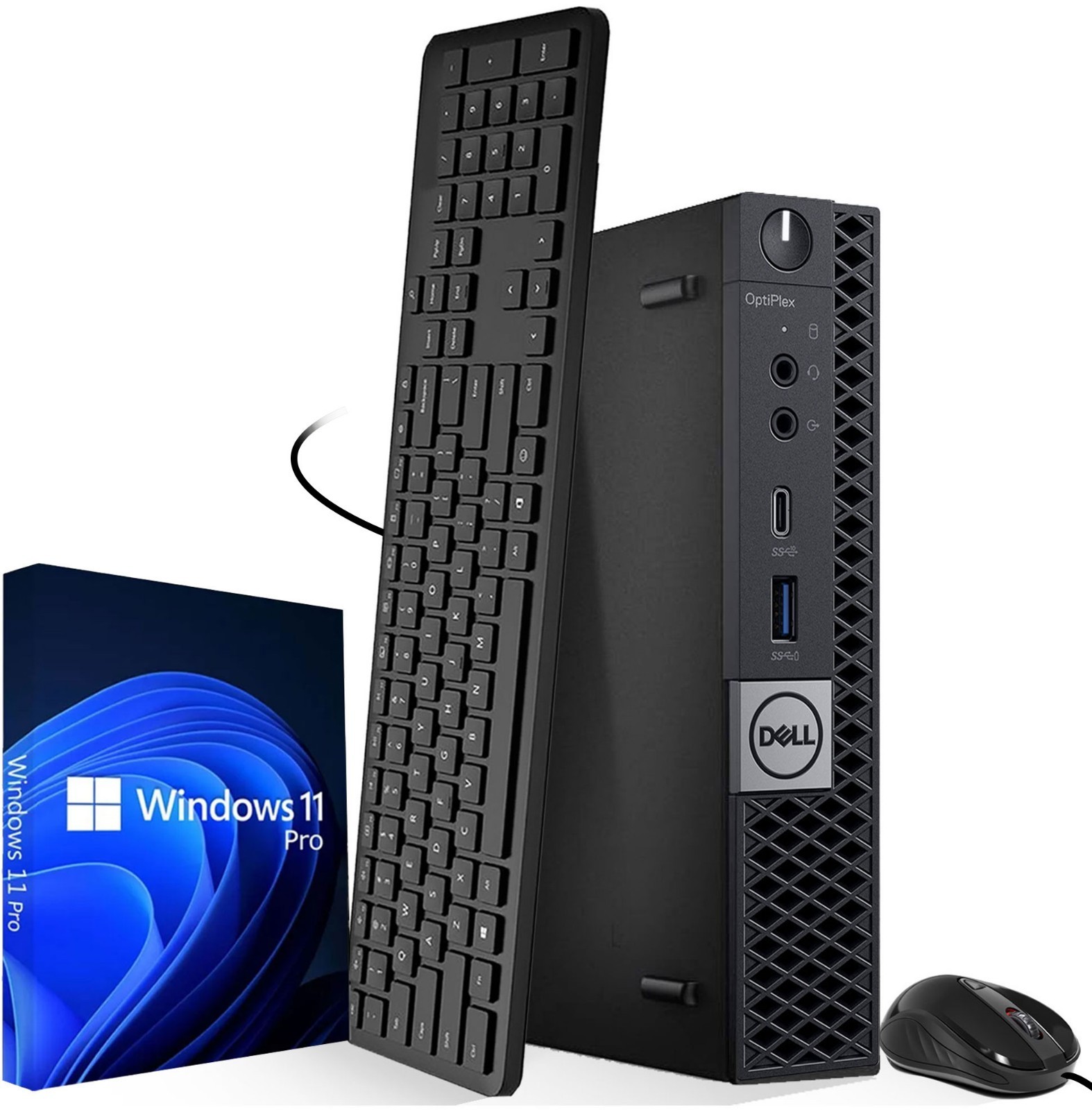 Dell OptiPlex 7070 Tiny Mini PC Intel i7-9th 16GB RAM 512GB SSD Windows 11 Wi-Fi