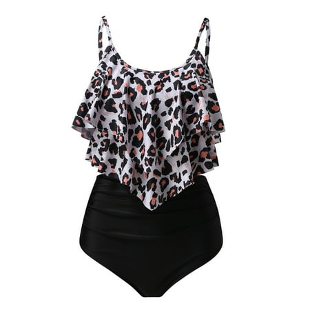 Awdenio Womens Swimsuits Tummy Control Tankini Swimsuits for Women Plus Size Two Piece Bathing Suits Tummy Control Swimwear with Shorts