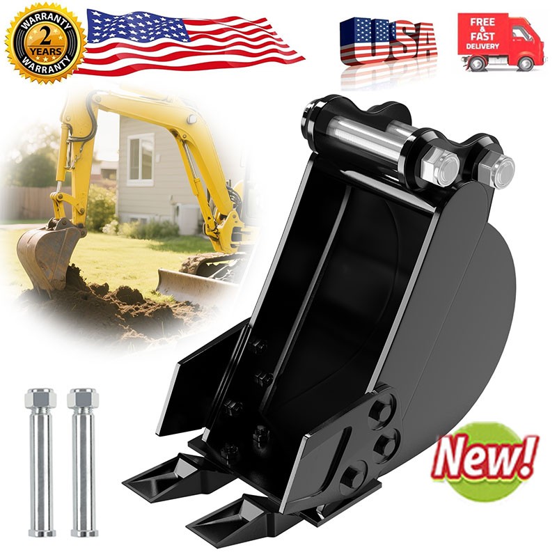 200mm Narrow Trenching Bucket Attachment Fit for 1-1.5 Ton Mini Excavators New