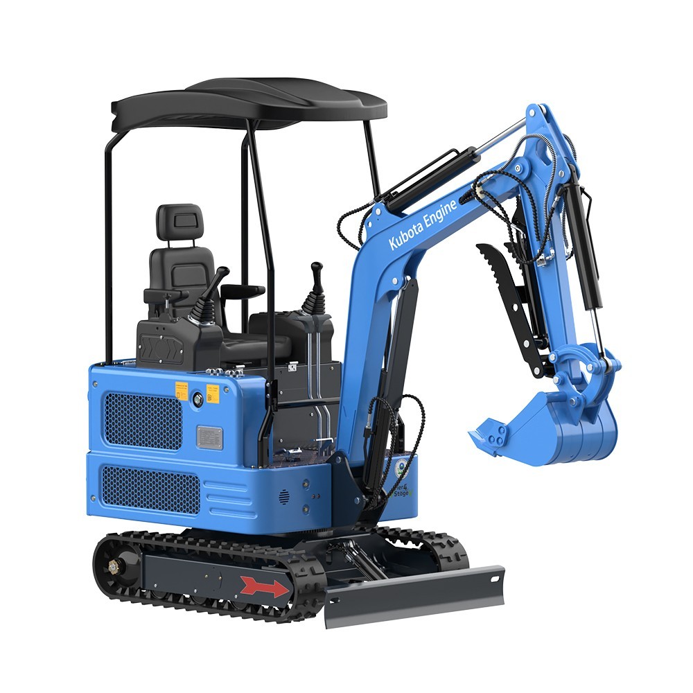 Mini Excavator Crawler 1.8Ton Digger Hydraulic Thumb Clamp Kubota Engine EPA