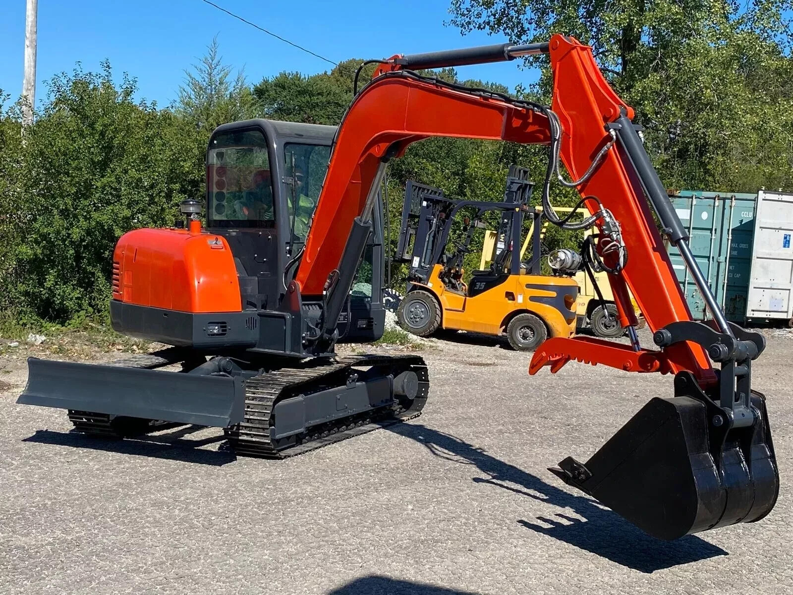 New 6 Ton Mini Excavator EPA Yanmar Diesel 12000 Lbs 61.5 HP FREE SHIPPING!