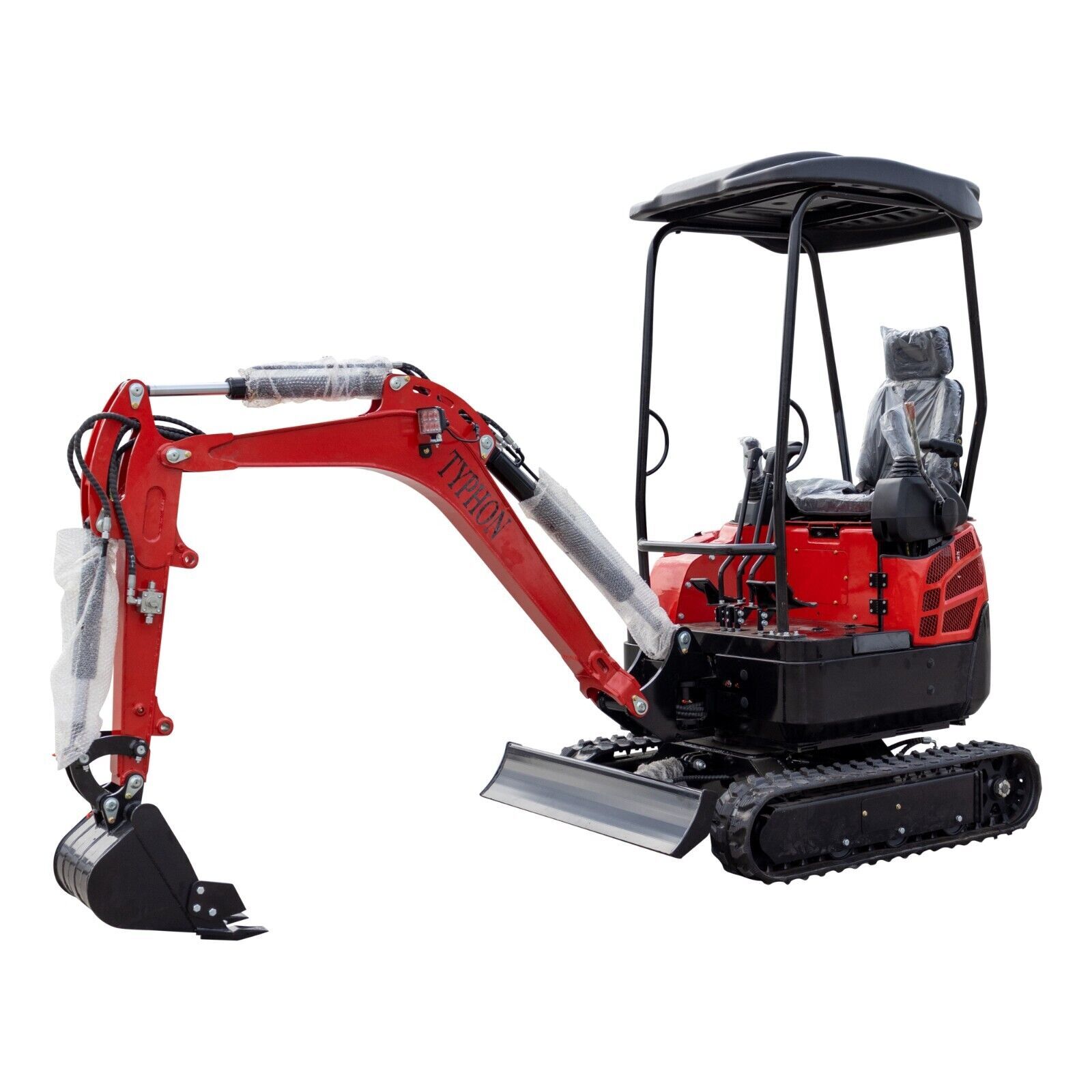 4,000 lbs TYPHON Terror XVIII Mini Excavator EPA Certified KUBOTA D902 Engine