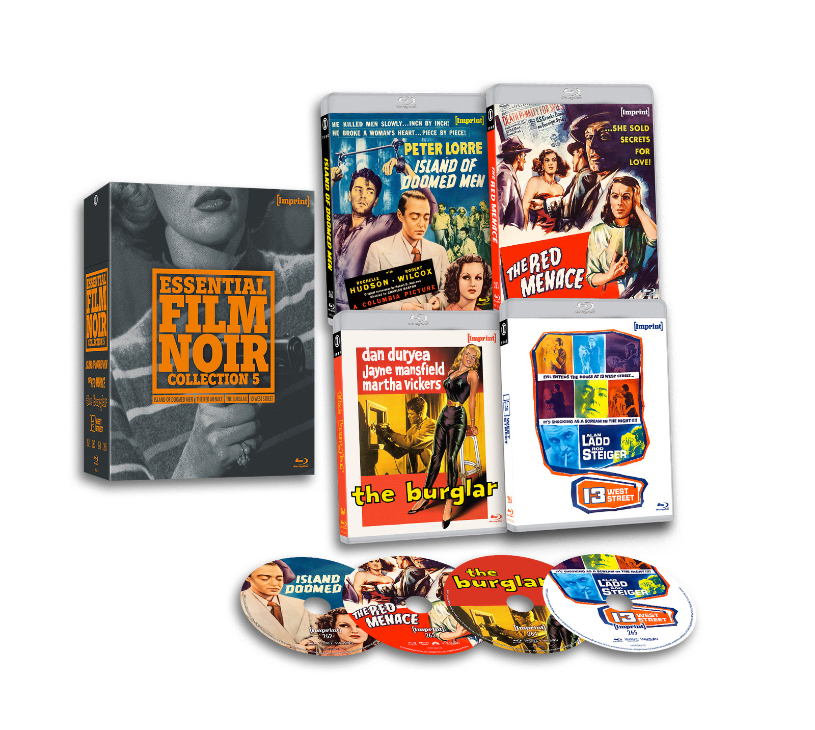 Essential Film Noir: Collection 5 – Imprint Collection #262 – #265