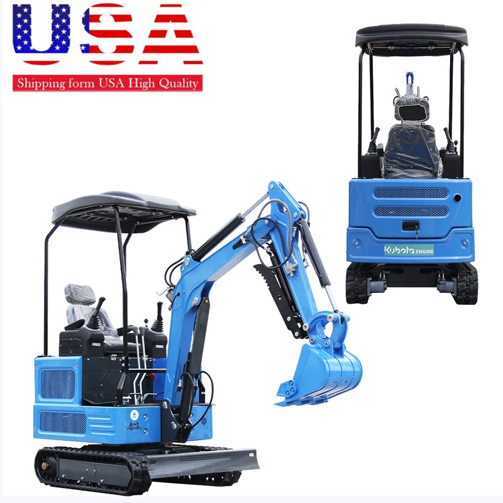 New 1.8 Ton Mini excavator Hydraulic Excavator with KUBOTA Diesel Engine PICK UP