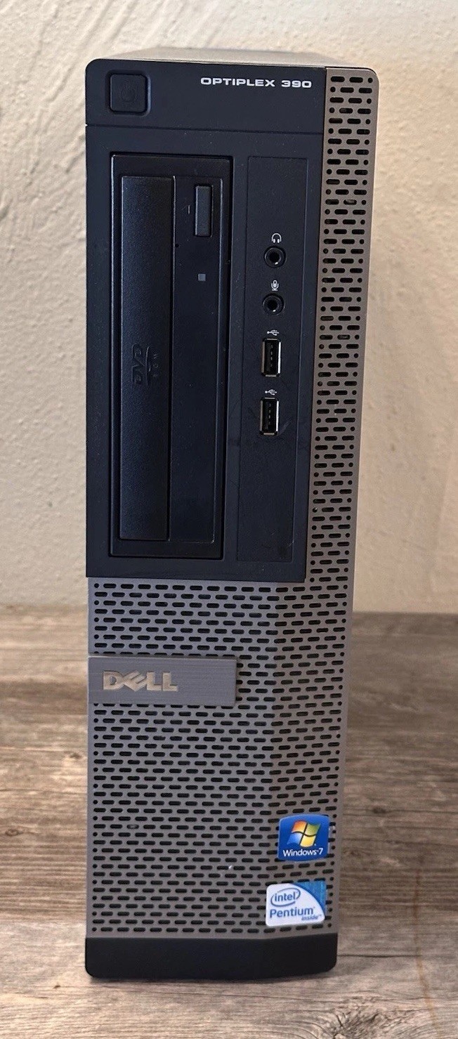 Dell OptiPlex 390 SFF Intel Pentium G620 2.60GHz 240GB SSD 2GB RAM DVD-R Win 10