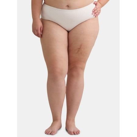 Time and Tru Women’s and Women’s Plus Crochet Bikini Bottoms, Sizes XS-3X