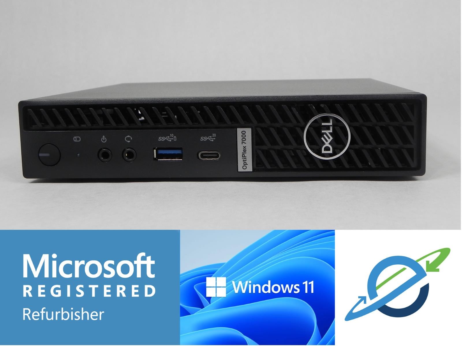 DELL OPTIPLEX 7000 MICRO i7-12700 4.46GHz 32GB 512GB NVMe SSD – Windows 11 Pro