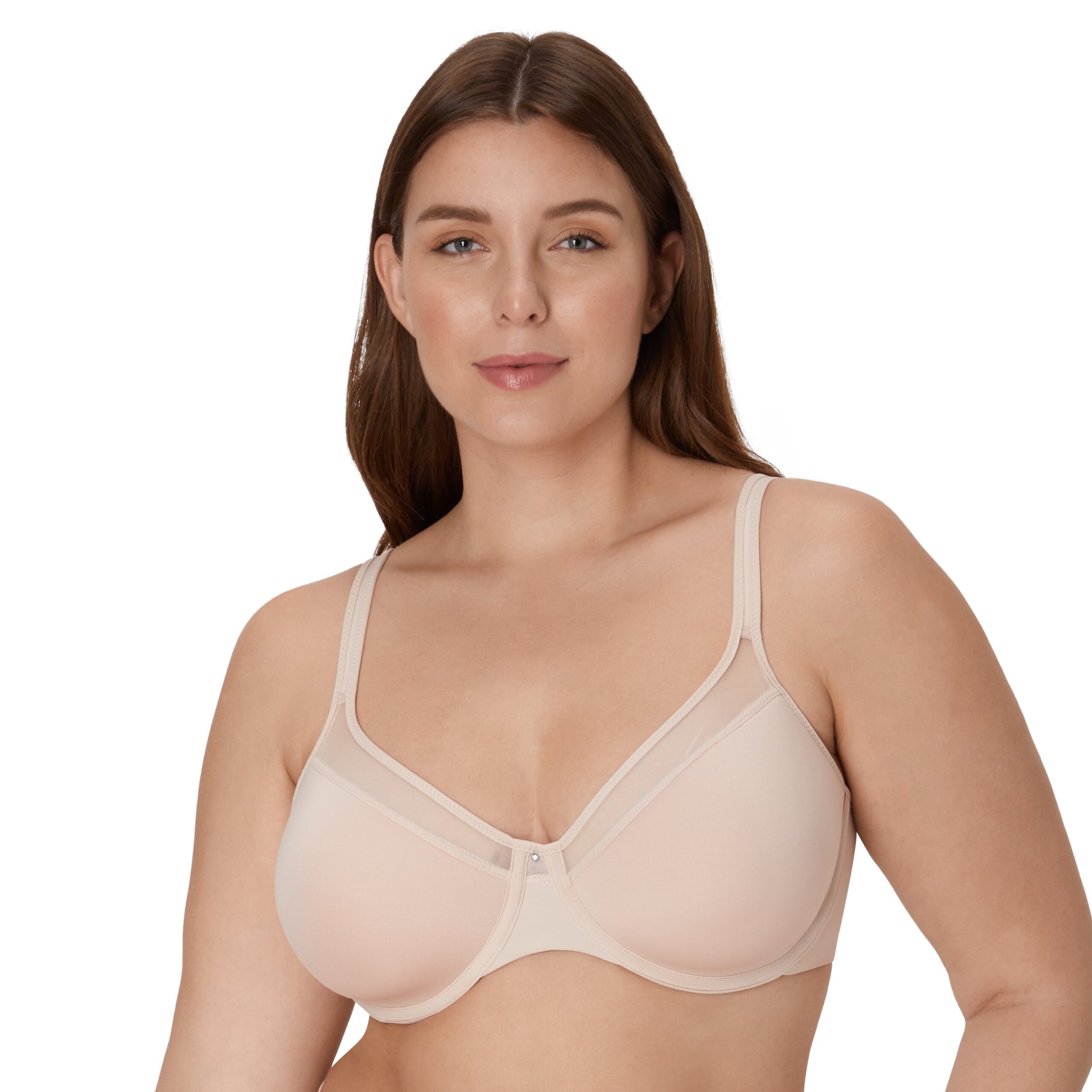 Bali One Smooth U Ultra Light Underwire Bra Sandshell 38D Women’s