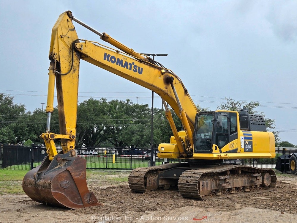 2020 Komatsu PC490LC-11 Hydraulic Excavator Crawler Trackhoe 72″ Bucket bidadoo