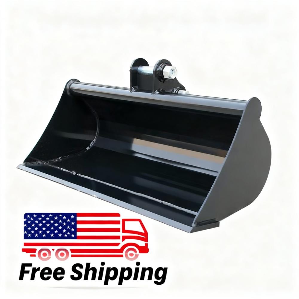 Heavy Duty 800mm Mud Bucket High Carbon Steel for 1Ton Mini Digger Free shipping