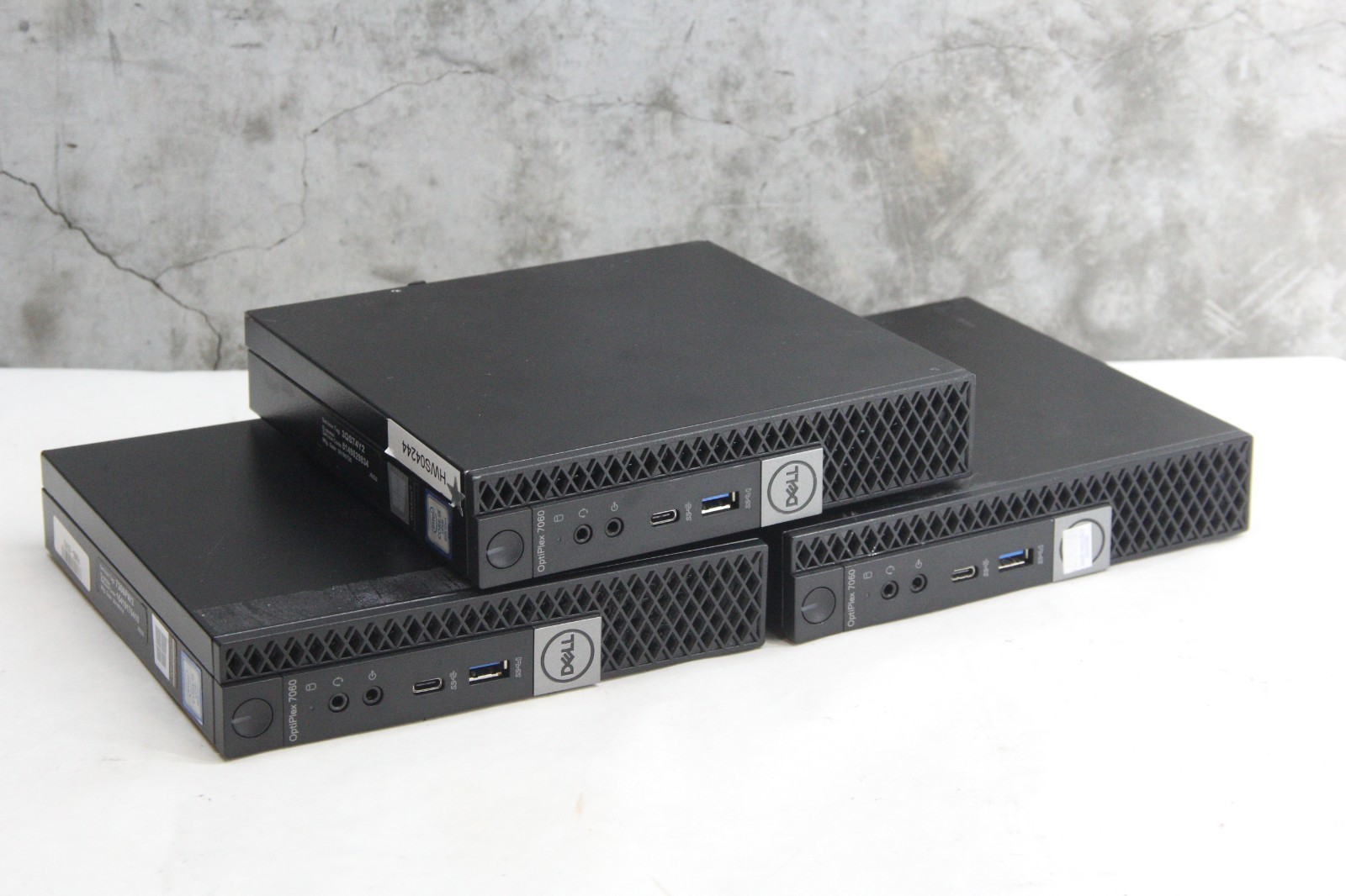 Lot of Three Dell Optiplex 7060 Micro *AS-IS for Parts, No Ram/SSDs, Please Read