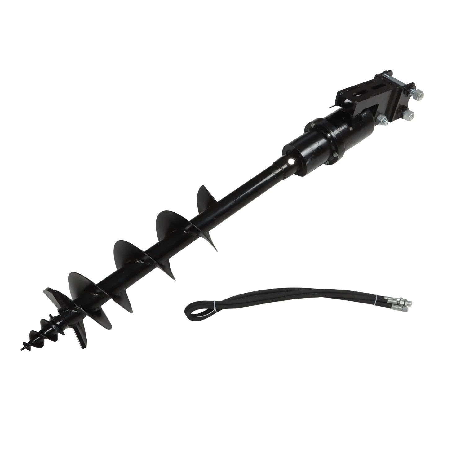 150mm Hydraulic Auger Drill For 1-2 Tons Chinese Mini Excavators Attachments