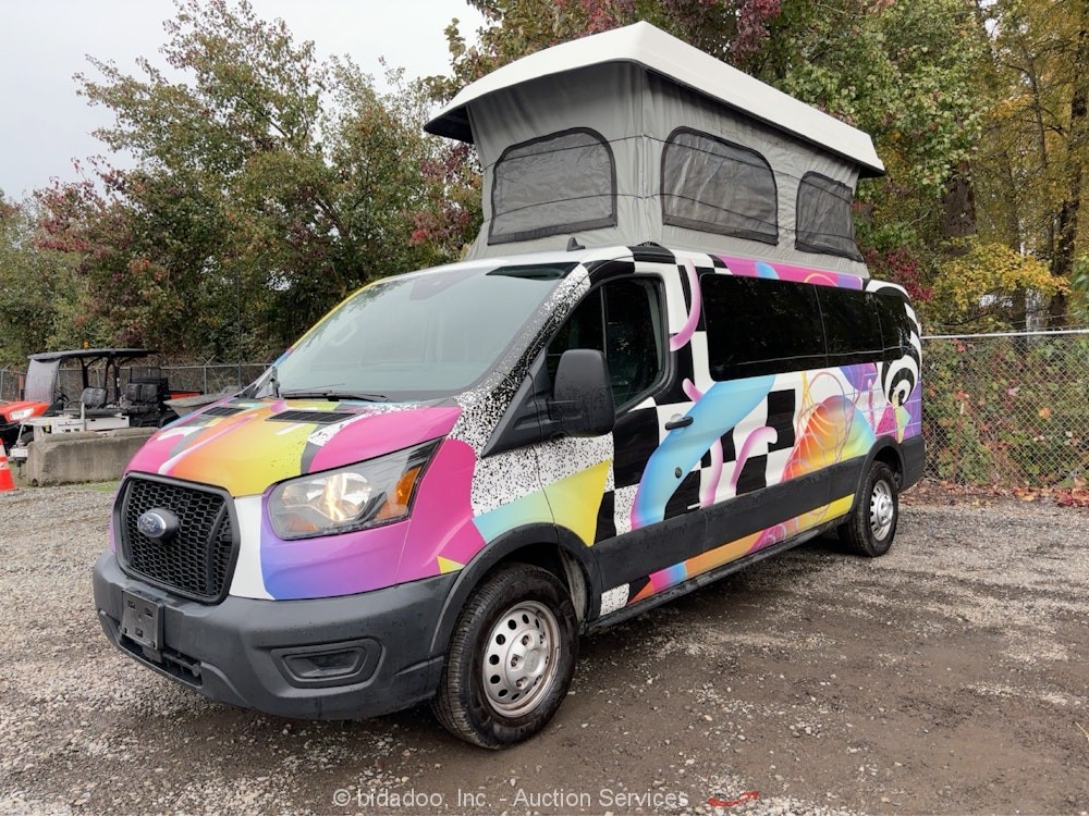 2023 Ford Transit AWD Camper Van Truck Recreational Vehicle RV Motorhome bidadoo