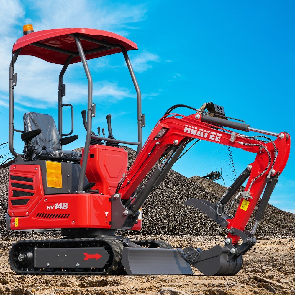 Free delivery Hydraulic Thumb Mini Excavator 1.4 Ton 13.5 HP EPA Gasoline Engine