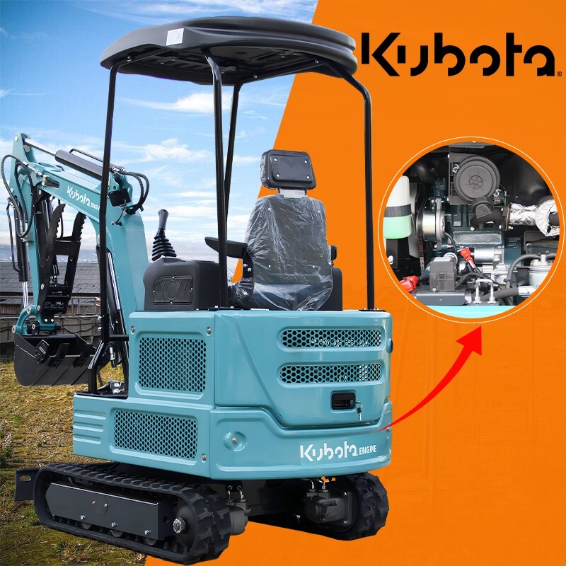 Mini Excavator Hydraulic Thumb KUBOTA USA Stock Diesel Crawler Garden 4000lb