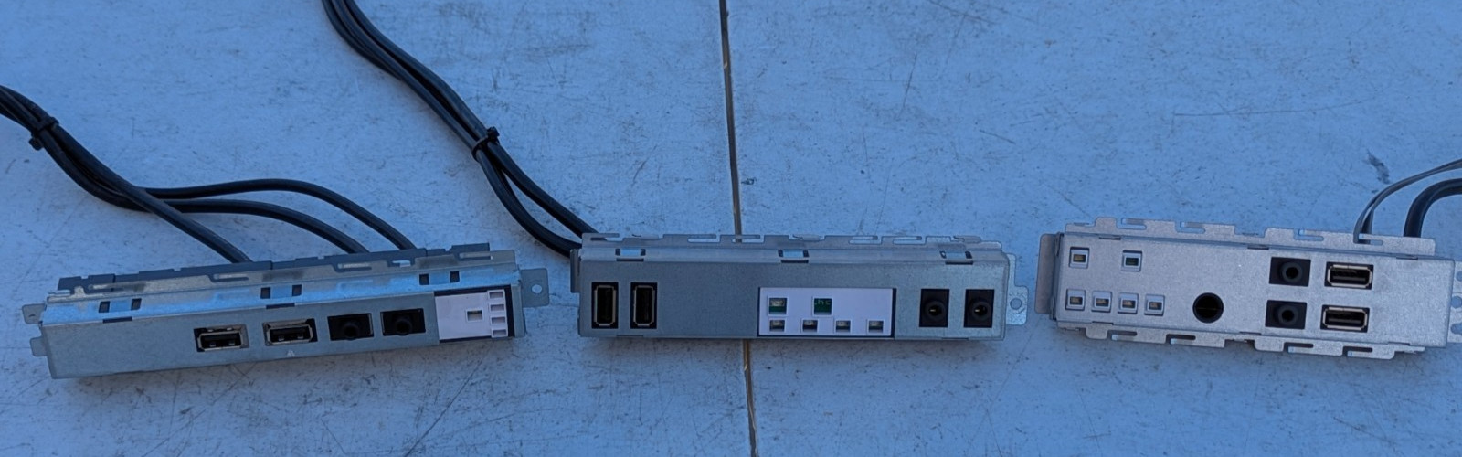 Lot of 70 Dell OPTIPLEX Front I/O USB Audio Port Panels 87G1H 3F3XT HN7XN