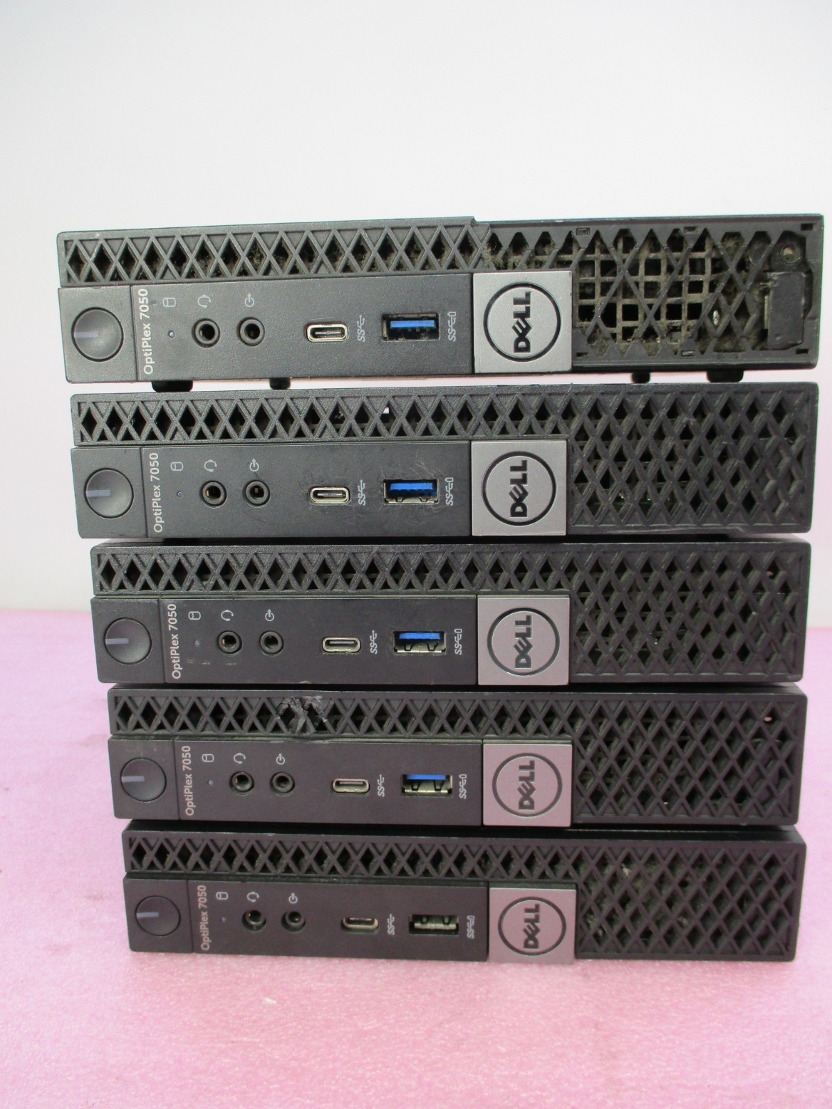QTY 5 DELL OPTIPLEX 750 MICRO I5 7600T NO RAM/HDD/OS *READ T8-D5
