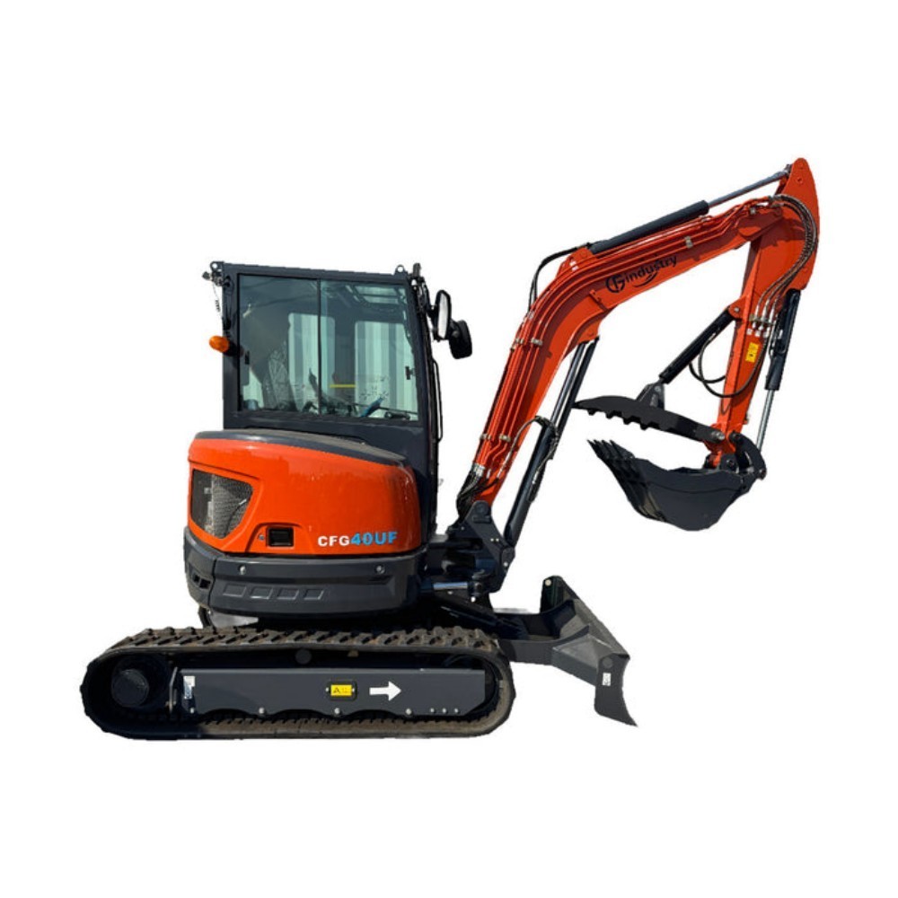 Hydraulic Mini Excavator Tracked Crawler 3.8-Ton Kubota Engine Hydraulic Thumb