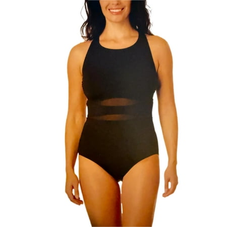 Lands End Swimsuit, Full Bottom Coverage, Removable Cups, Halter, Swimwear Bottoms Women’s